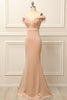 Load image into Gallery viewer, Mermaid Blush Prom Formal Dress with Appliques