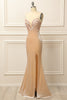 Load image into Gallery viewer, Blush Prom Formal Dress with Sequins