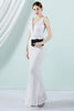 Load image into Gallery viewer, White Mermaid Prom Dress