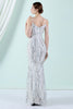 Load image into Gallery viewer, White Spaghetti Straps Prom Dress