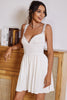 Load image into Gallery viewer, A Line Sweetheart White Graduation Dress