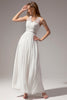 Load image into Gallery viewer, Long V-neck Bridesmaid Dress