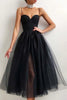 Load image into Gallery viewer, Tulle A-line Midi Simple Prom Dress