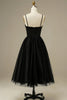 Load image into Gallery viewer, Tulle A-line Midi Simple Prom Dress