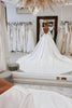 Load image into Gallery viewer, White Vintage Bateau Long A-Line Wedding Dress with Sleeves