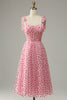 Load image into Gallery viewer, Tulle A-line Pink Princess Prom Dress with Hearts