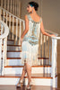 Load image into Gallery viewer, Blue Sparkly Party Dress with Sequins and Fringes