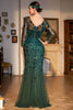 Load image into Gallery viewer, Long Fringe Gatsby Dress Sequin Beaded Party Dress