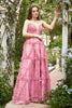 Load image into Gallery viewer, Sweetheart Dusty Rose A-Line Prom Dress with Print