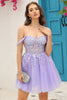 Load image into Gallery viewer, Lilac Corset Straps A-Line Graduation Dress