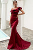 Load image into Gallery viewer, One Shoulder Mermaid Black Prom Dress