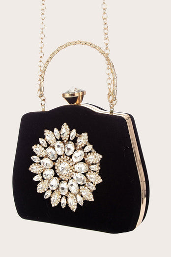 Black Beading Handbag