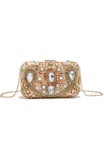 Party Embroidered Clutch with Beading