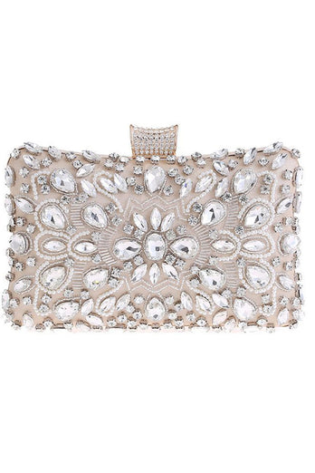 Black Party Clutch with Crystals