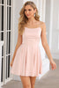 Load image into Gallery viewer, A Line Spaghetti Straps Short Homecoming Dress