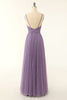 Load image into Gallery viewer, A Line Spaghetti Straps Bridesmaid Dress with Ruffles