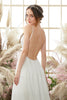 Load image into Gallery viewer, V neck Blackless Wedding Dress